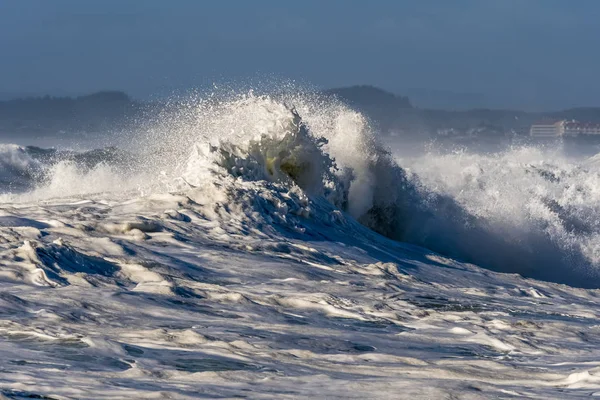 Scenic View Huge Foamy Wave Ocean — Stock Photo, Image