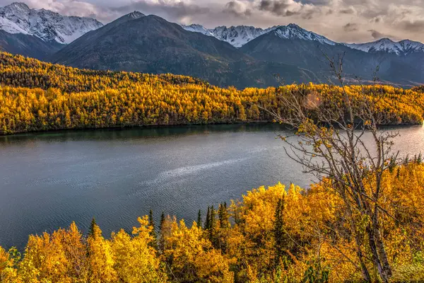 Осінь Чугацьких Горах Аляска Сполучені Штати Америки — стокове фото