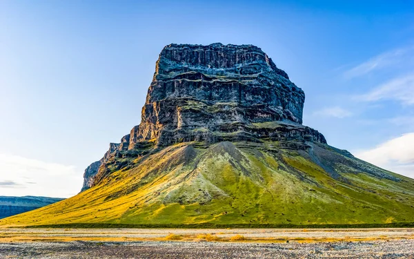 Wytrzymała Formacja Skalna Południowej Islandii Skaftarhreppur Południowy Region Islandii — Zdjęcie stockowe