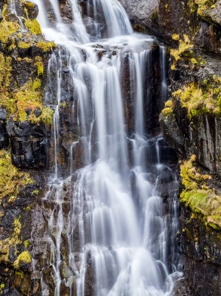 Glymur Det Näst Högsta Vattenfallet Island Med Kaskad 198 Meter — Stockfoto