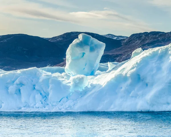 Isformationer Längs Grönlands Kust Sermersooq Grönland — Stockfoto