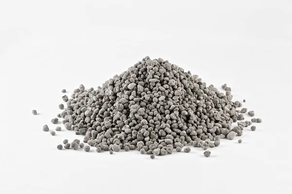 Heap Fertilizantes Minerais Closeup Fundo Claro — Fotografia de Stock