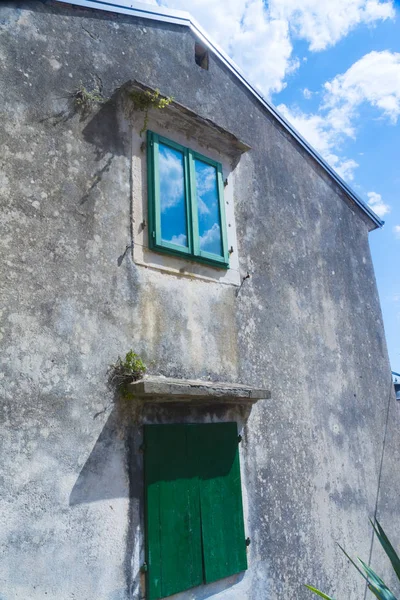 Stary dom w Moscenisca Draga, Istria, Chorwacja — Zdjęcie stockowe