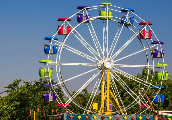 Ferris Wheel Small County Fair — Stock Photo, Image