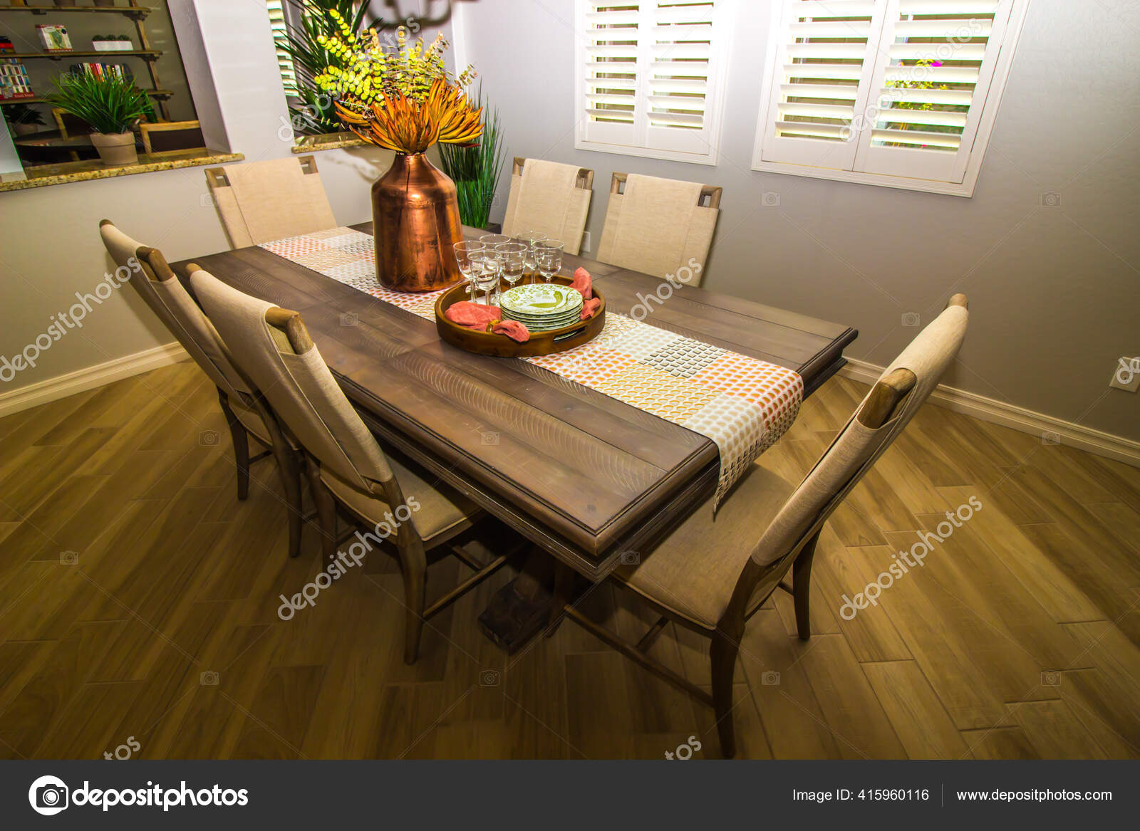 Modern Dining Room Wooden Table High, Contemporary High Back Dining Room Chairs