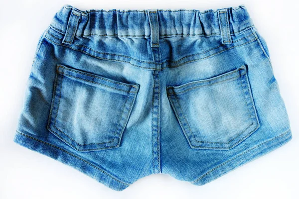 kot şort izole üzerinde beyaz arka plan