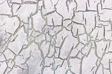 Duvardaki eski çatlak boya..