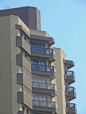 Santo Andre, Brezilya için modern konut cephe detayları