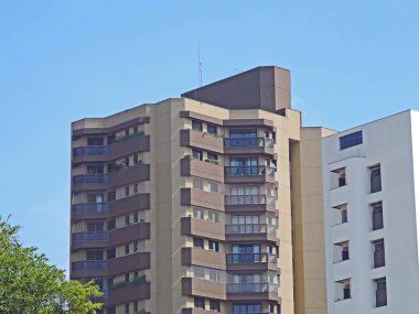 Santo Andre, Brezilya için modern konut cephe detayları