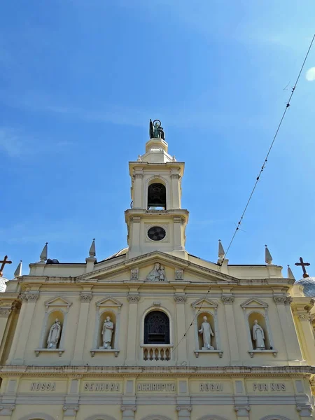 Historische Kerk Buurt Van Traditionele Bixiga Sao Paulo Brazilië — Stockfoto