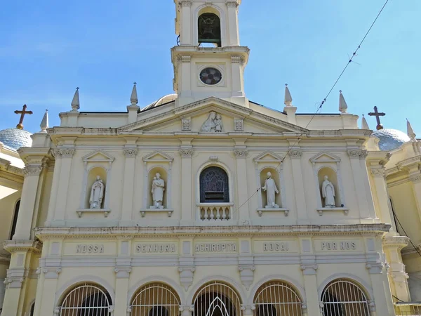 Igreja Histórica Tradicional Bairro Bixiga São Paulo Brasil — Fotografia de Stock