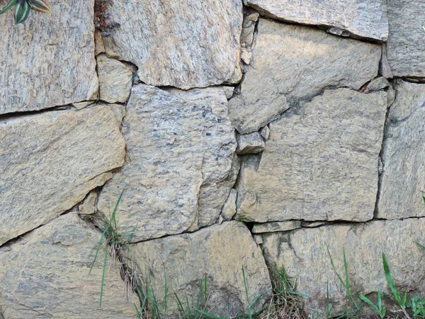 Textura Rustikální Stěna Nerovnoměrného Kamenů — Stock fotografie