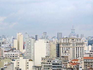 Martinelli Binası, Brezilya eski merkezi Sao Paulo kentinin panoramik görünüm