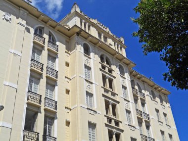 Eski ve süslü konut bina Sao Paulo eski şehir, Brezilya