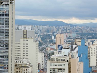 Martinelli Binası, Brezilya eski merkezi Sao Paulo kentinin panoramik görünüm