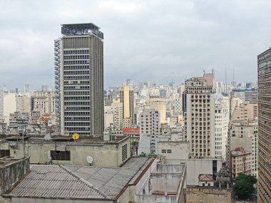 Martinelli Binası, Brezilya eski merkezi Sao Paulo kentinin panoramik görünüm