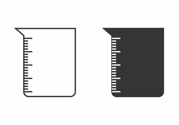 Ilustrações Beckers Isolados Sobre Fundo Branco — Vetor de Stock