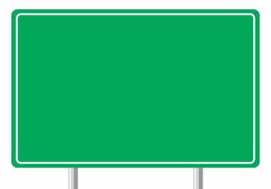 Yeşil yatay trafik tabela gösteren resim