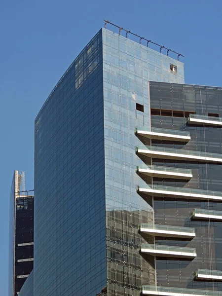 Edifício Corporativo Moderno Zona Sul São Paulo Brasil — Fotografia de Stock