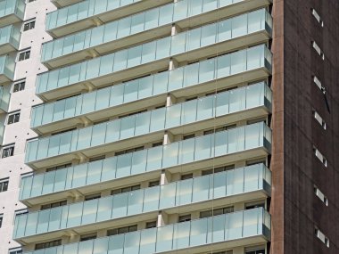 Modern bir şirket bina cephe detayları