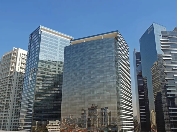 Modernos Edificios Corporativos Sao Paulo Zona Sur Brasil — Foto de Stock