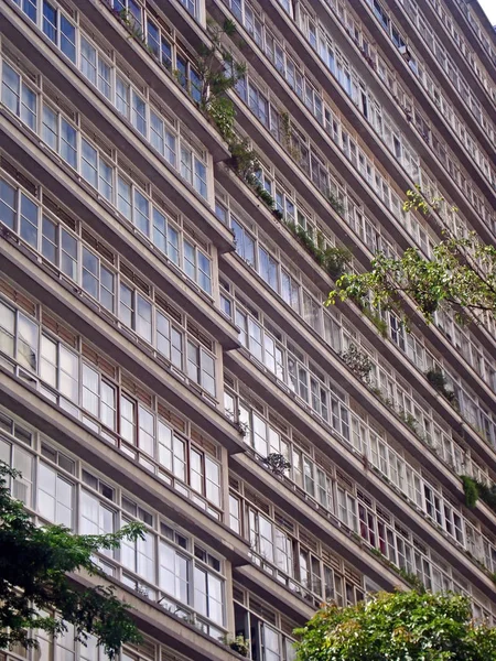 Edifício Residencial Modernista Bairro Higienópolis São Paulo Brasil — Fotografia de Stock