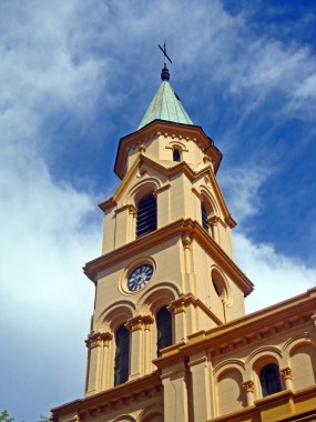 Eklektik tarz kilise Santa Cecilia, Sao Paulo, Brezilya