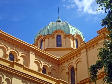 Eklektik tarz kilise Santa Cecilia, Sao Paulo, Brezilya