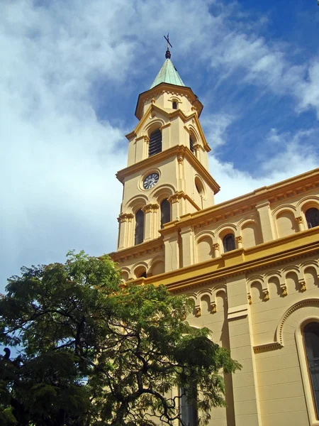 Den Eklektiska Stil Santa Cecilia Kyrka Sao Paulo Brasilien — Stockfoto