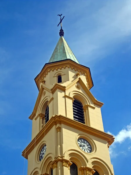 Igreja Eclética Santa Cecília São Paulo Brasil — Fotografia de Stock