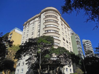 Sao Paulo, Brezilya için Higienopolis mahallede klasik konut yapı