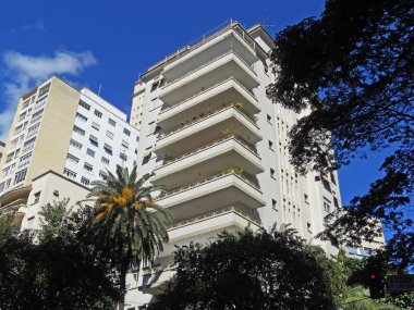 Modernist Sao Paulo, Brezilya için Higienopolis mahallede bina konut