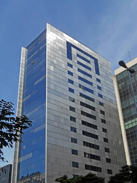 Moderno Edificio Corporativo Zona Sur Sao Paulo Brasil — Foto de Stock