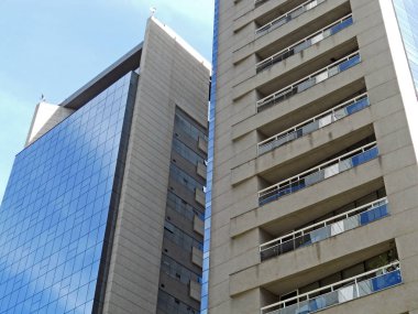 Modern kurumsal binalar Sao Paulo Güney bölgesinde, Brezilya