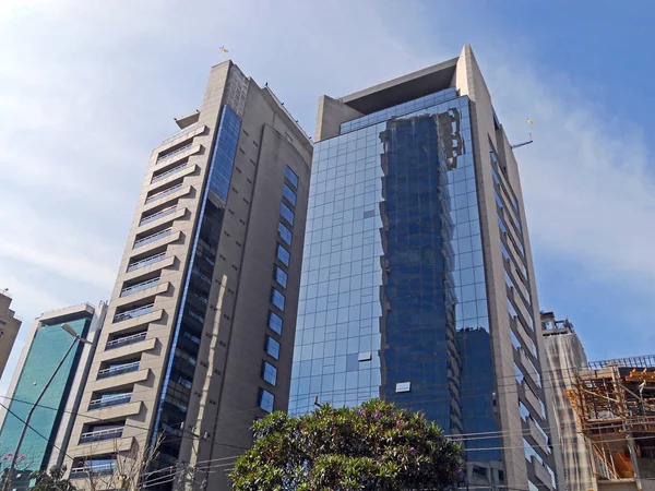 Modernos Edificios Corporativos Sao Paulo Zona Sur Brasil — Foto de Stock