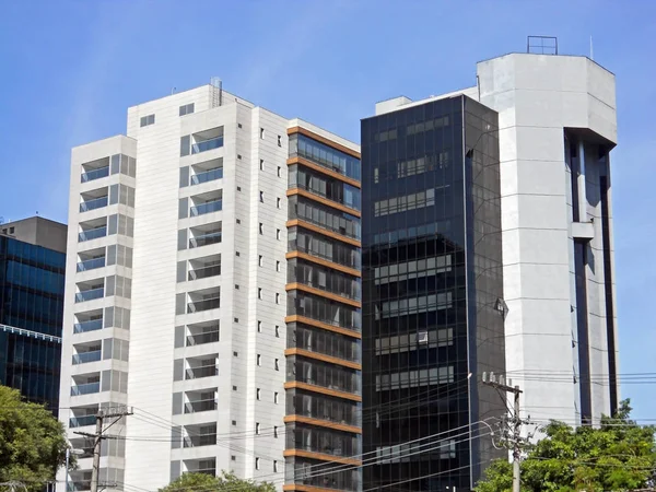Σύγχρονα Εταιρικά Κτίρια Στη Νότια Ζώνη Του Σάο Πάολο Βραζιλία — Φωτογραφία Αρχείου