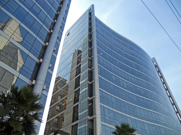 Modern kurumsal binalar Sao Paulo Güney bölgesinde, Brezilya