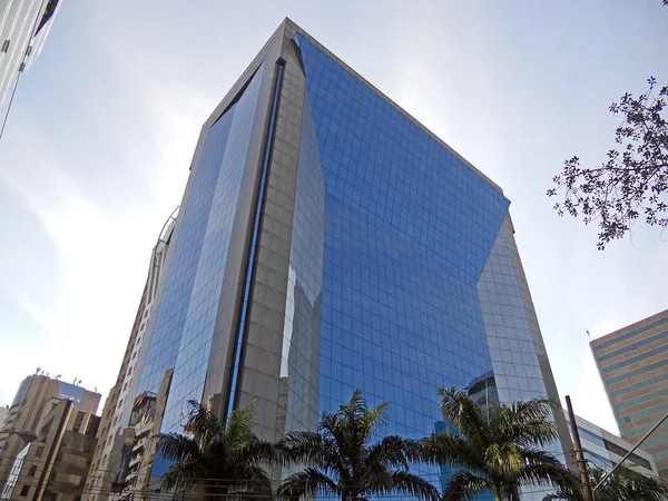 Moderno Edificio Corporativo Zona Sur Sao Paulo Brasil — Foto de Stock