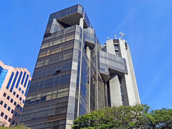 Moderno Edificio Corporativo Zona Sur Sao Paulo Brasil — Foto de Stock