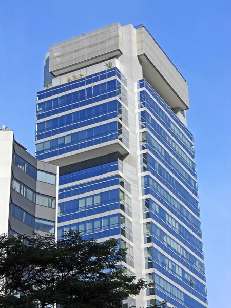 Edifício Corporativo Moderno Zona Sul São Paulo Brasil — Fotografia de Stock