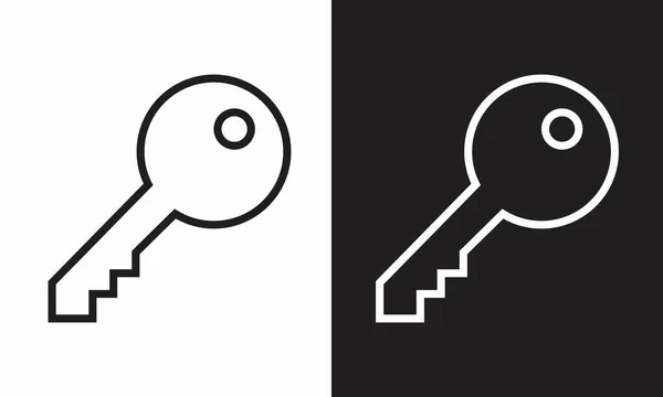 Icônes clés illustrations — Image vectorielle