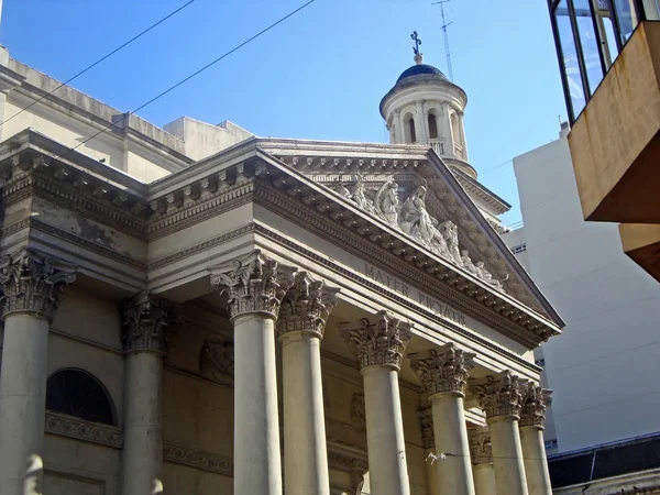 Παλιά Κτίρια Εκλεκτικό Ύφος Στο Μπουένος Άιρες Αργεντινή — Φωτογραφία Αρχείου