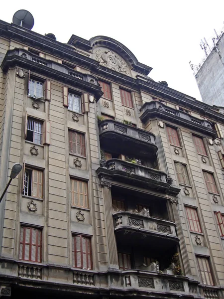 Edifício Antigo Estilo Eclético Centro São Paulo Brasil — Fotografia de Stock