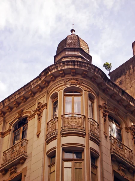 Antiguo Edificio Estilo Ecléctico Sao Paulo Centro Brasil —  Fotos de Stock