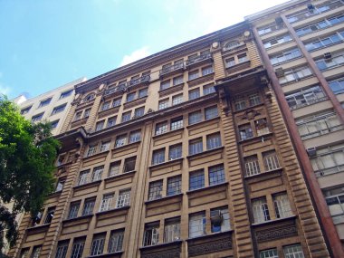 Eski eklektik tarzı binasında Sao Paulo Merkezi'nde, Brezilya
