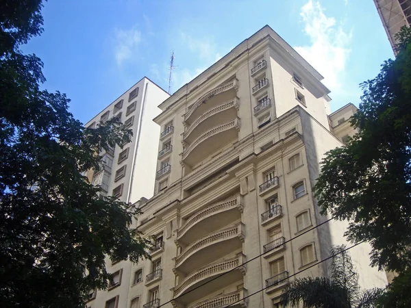 Altes Gebäude Eklektischen Stil Zentrum Von Sao Paulo Brasilien — Stockfoto