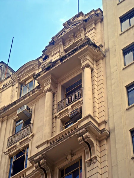 Ancien Bâtiment Style Éclectique Dans Centre Sao Paulo Brésil — Photo