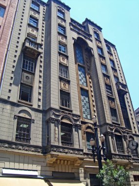 Eski eklektik tarzı binasında Sao Paulo Merkezi'nde, Brezilya