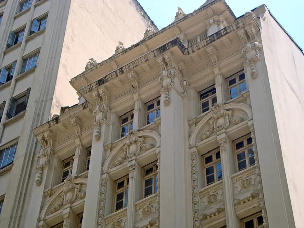 Παλιό Εκλεκτικό Στυλ Κτίριο Στο Κέντρο Του Σάο Πάολο Βραζιλία — Φωτογραφία Αρχείου