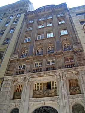 Eski eklektik tarzı binasında Sao Paulo Merkezi'nde, Brezilya